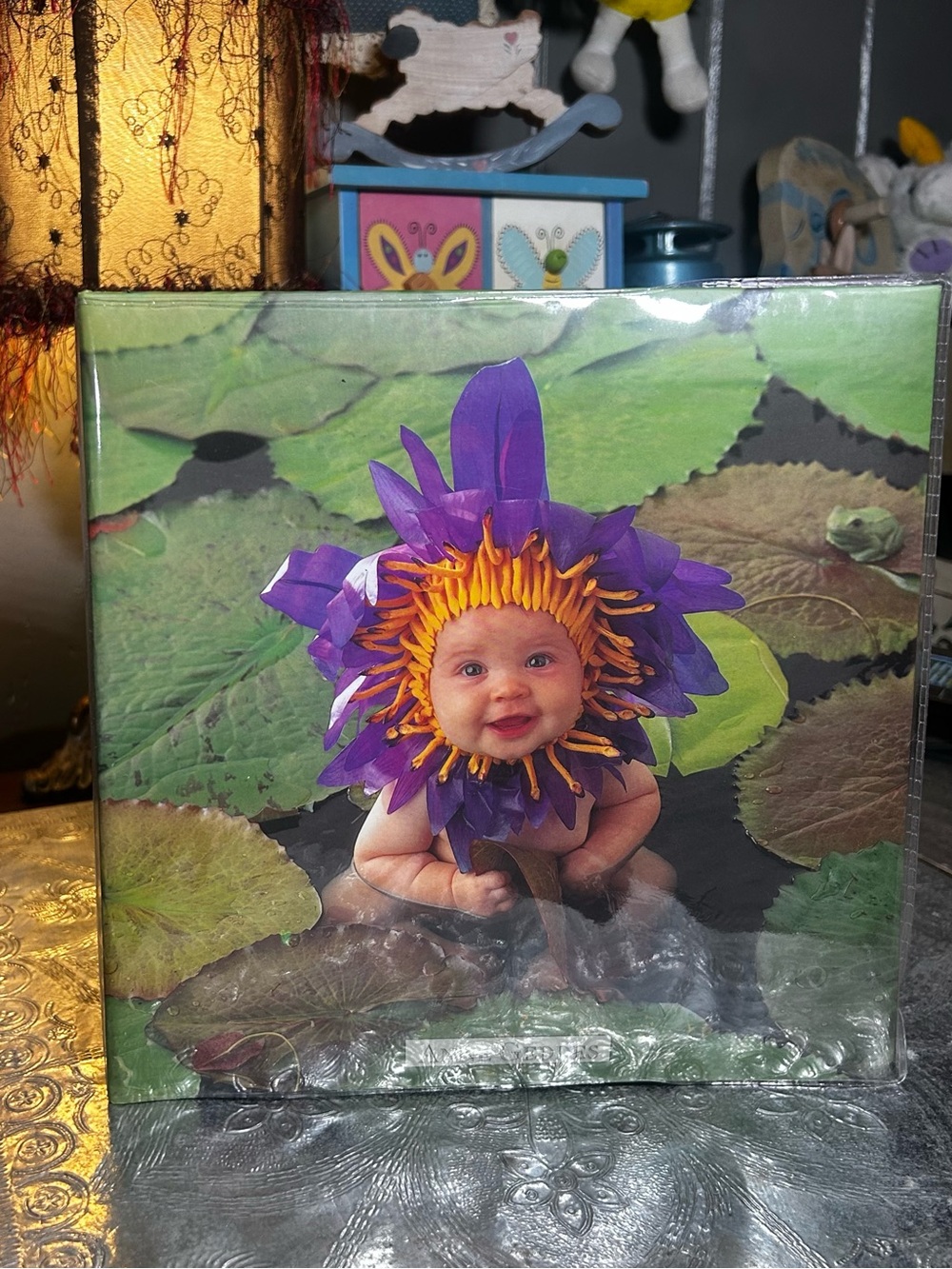 Vintage 1997 Anne Geddes "Waterlily" Photo Album